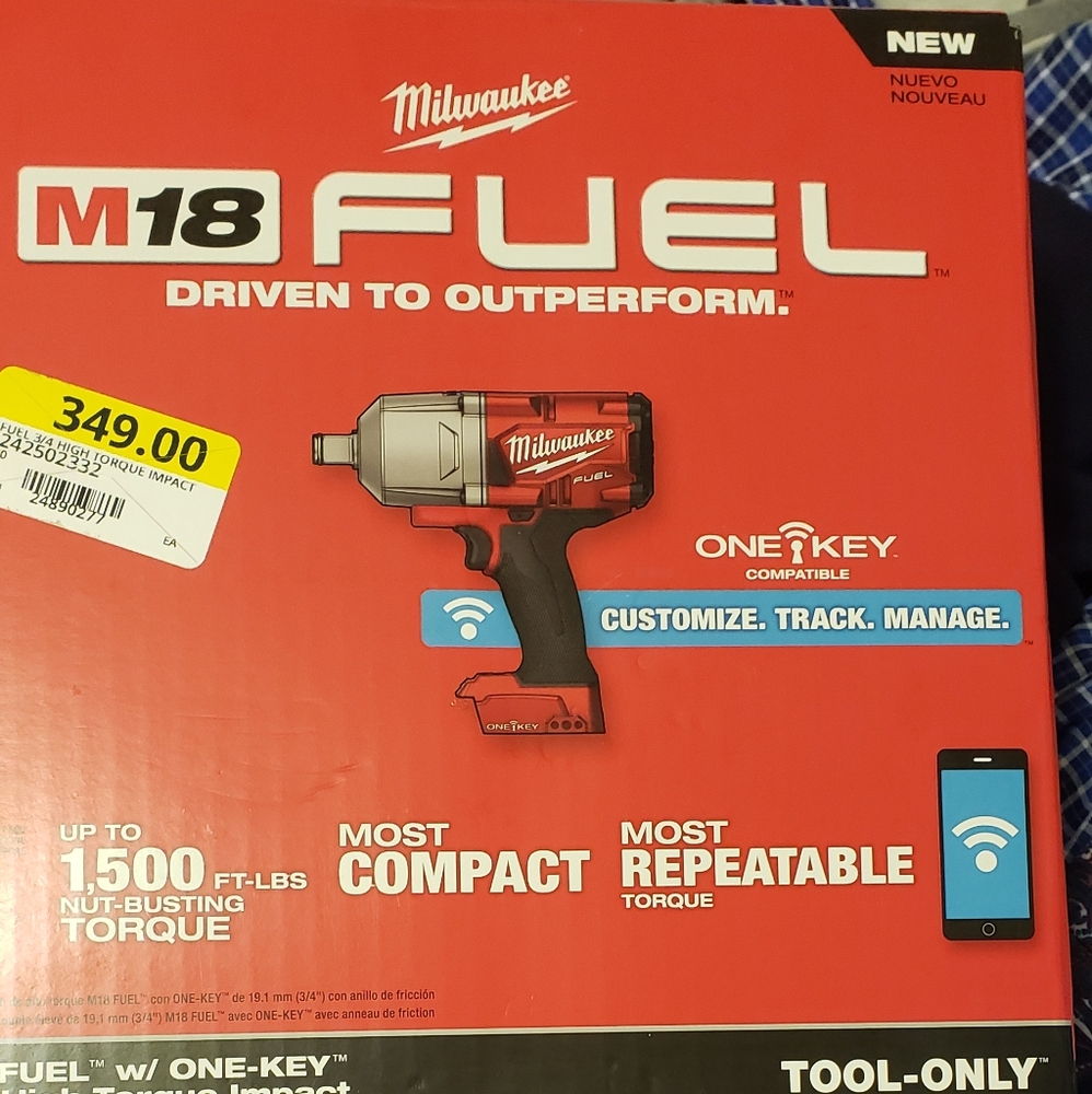 Milwaukee Fuel 3/4" high torque impact